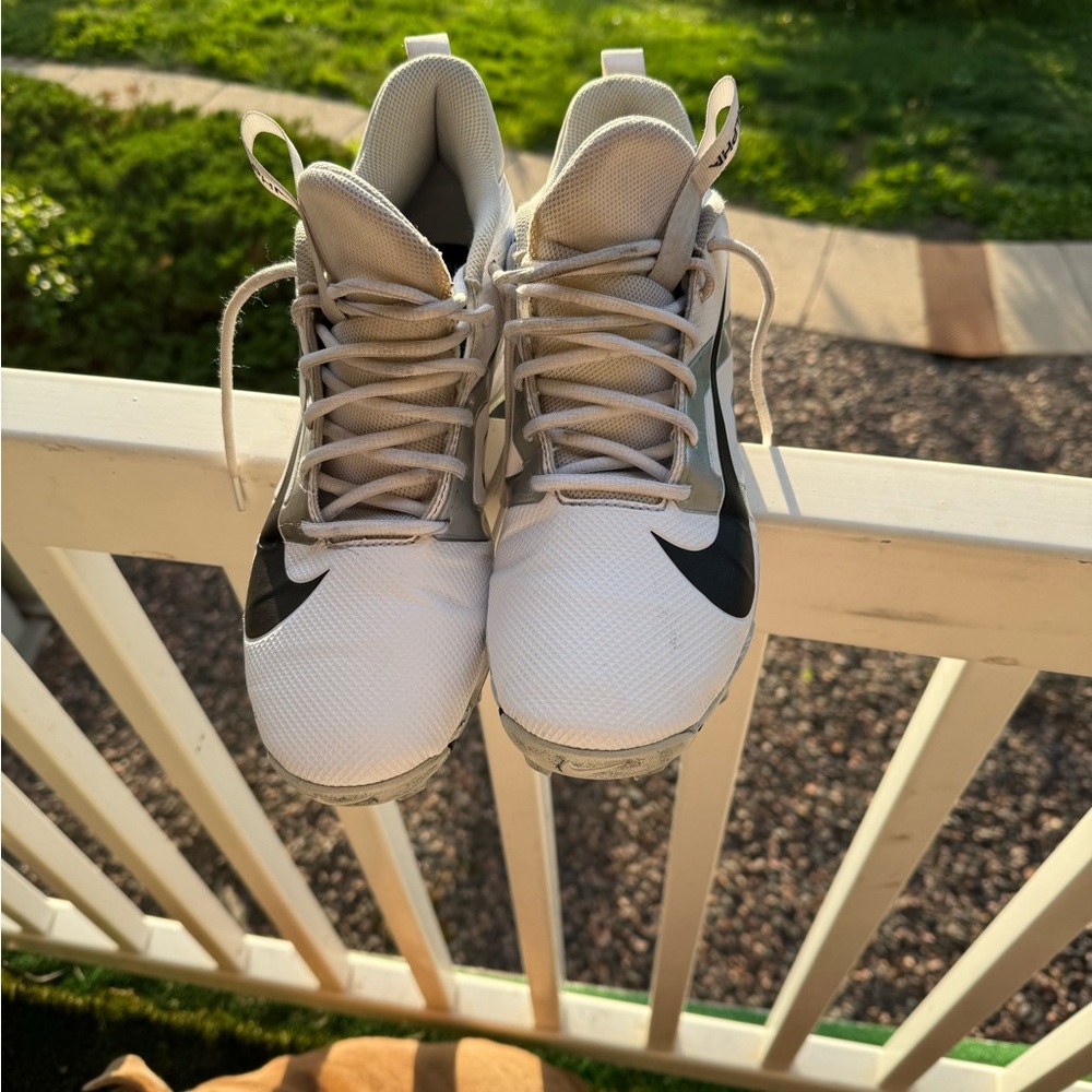 Nike High-Top White and Black Athletic Sneakers